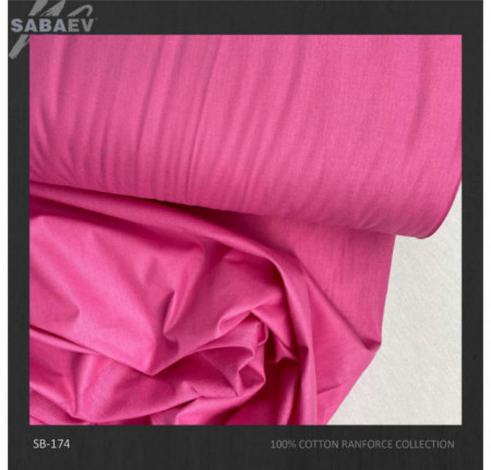 Bumbac ranforce imprimat UNI ROZ BUBBLE GUM rola 30m/240cm