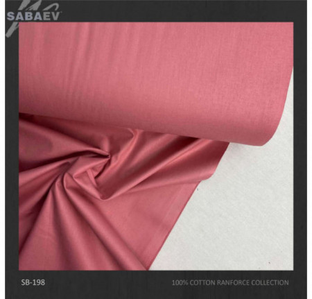 Bumbac ranforce imprimat UNI ROSU BURGUNDY rola 30m/240cm