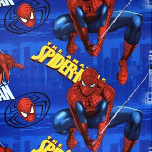 Bumbac ranforce imprimat pentru copii model Super hero rola 30m/240cm