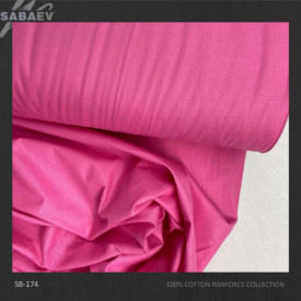 Bumbac ranforce imprimat UNI ROZ BUBBLE GUM rola 30m/240cm