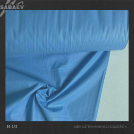 Bumbac ranforce imprimat UNI ALBASTRU rola 30m/240cm
