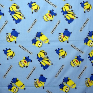 Bumbac ranforce imprimat pentru copii model Minions rola 40m/225cm
