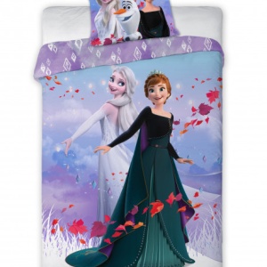 Lenjerie de pat copii Elsa & Anna Frozen 2 sister forever