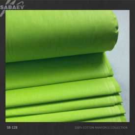 Bumbac ranforce imprimat UNI VERDE LIGHT rola 30m/240cm