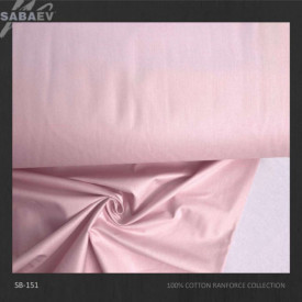 Bumbac ranforce imprimat UNI ROZ PUDRA LIGHT rola 30m/240cm