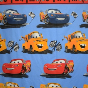 Bumbac ranforce imprimat pentru copii model Cars rola 30m/240cm