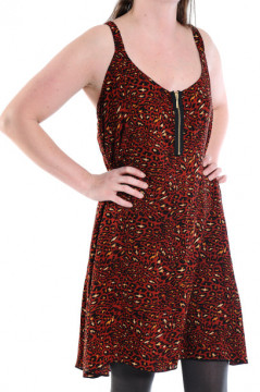 Rochie cu imprimeu animal print
