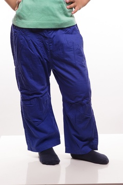 Pantaloni mov cu buzunare