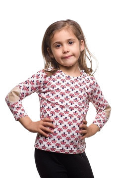 Tricou alb cu imprimeu ciupercute