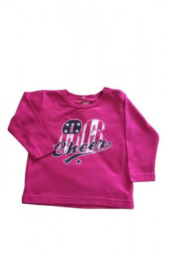 Tricou fuchsia cu imprimeu