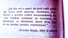 Pe 9 mai 1895 se năștea scriitorul Lucian Blaga...