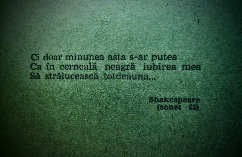 La început de iulie e vremea perfectă pentru Shakespeare La început de iulie e vremea perfectă pentru Shakespeare