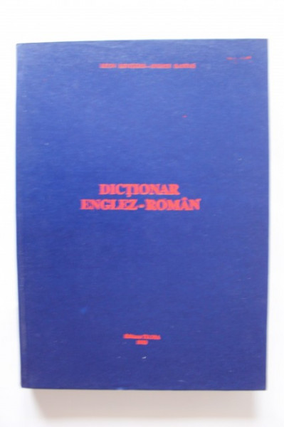Andrei Bantas, Leon Levitchi - Dictionar englez-roman (format mare, editie hardcover)