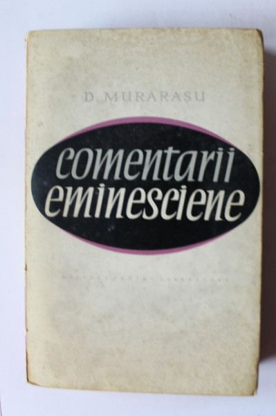 D. Murarasu - Comentarii eminesciene
