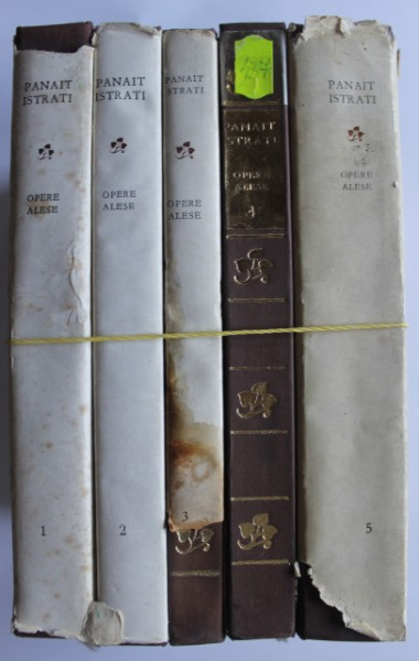 Panait Istrati - Opere alese I-V (5 vol., editie hardcover, bilingva, romano-franceza)