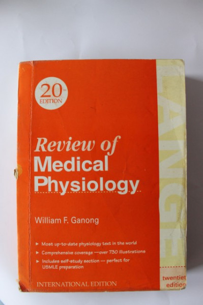 William F. Ganong - Review of Medical Physiology (editie in limba engleza)