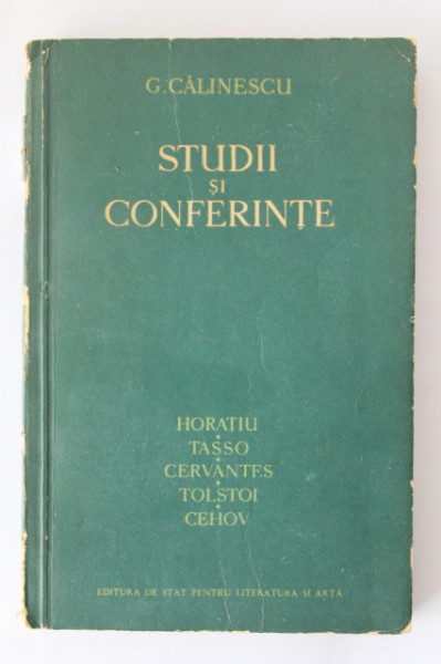 G. Calinescu - Studii si conferinte
