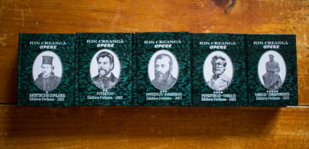 Ion Creanga - Opere (5 vol. in caseta speciala, format liliput, hardcover)