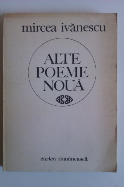 Mircea Ivanescu - Alte poeme noua