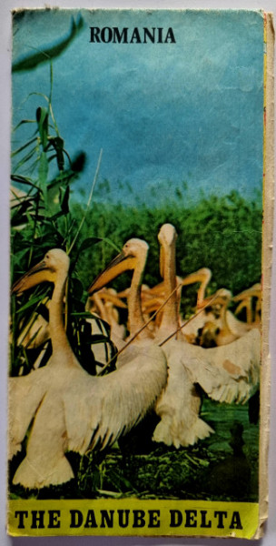 Romania - The Danube Delta (harta turistica in limba engleza)