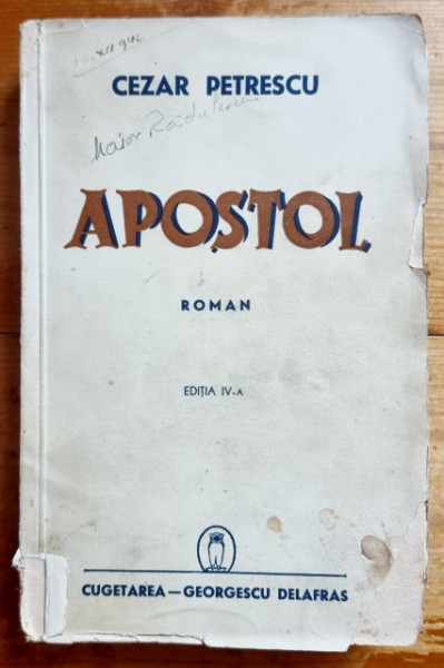 Cezar Petrescu - Apostol (editie interbelica)