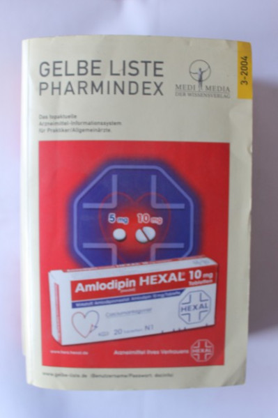 Gelbe liste Pharmidex (editie in limba germana)