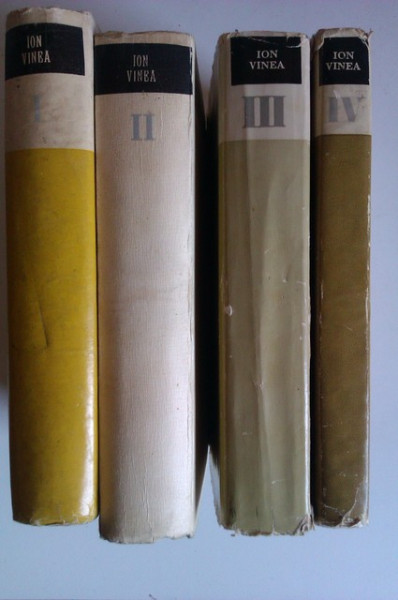 Ion Vinea - Opere complete I-IV (4 vol., editie hardcover)