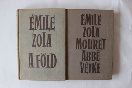 Pachet Emile Zola - A fold. Mouret abbe vetke. A kegyelmes ur. A patkanyfogo. Parizs gyomra (5 vol., editie hardcover)