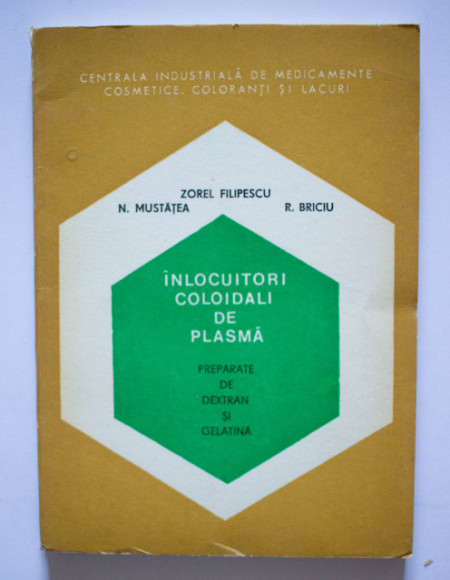 Zorel Filipescu, N. Mustatea, R. Briciu - Inlocuitori coloidali de plasma. Preparate de dextran si gelatina