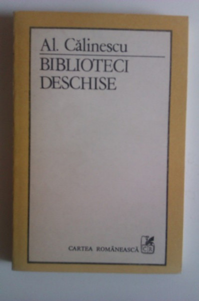 Al. Calinescu - Biblioteci deschise