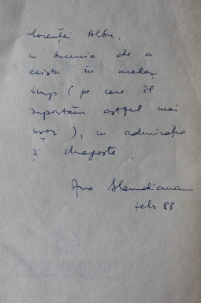 Ana Blandiana - Orase de silabe (cu autograf)