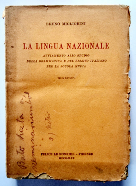 Bruno Migliorini - La lingua nazionale
