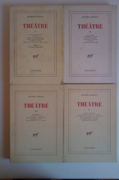 Eugene Ionesco - Theatre I-IV (4 vol., editie in limba franceza)