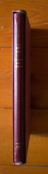 Rene Char - La nuit talismanique (editie hardcover, in caseta speciala)