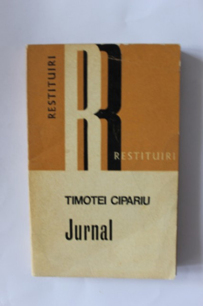 Timotei Cipariu - Jurnal