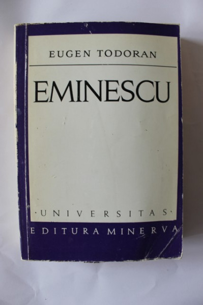 Eugen Todoran - Eminescu (volum de debut)