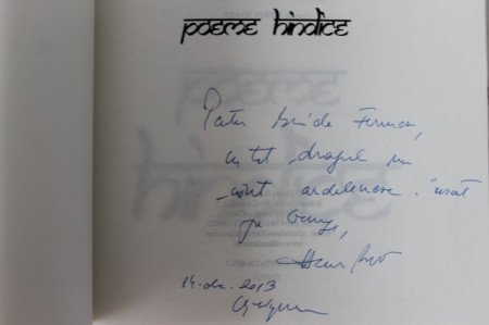 Hanna Botta - Poeme hindice (cu autograf)