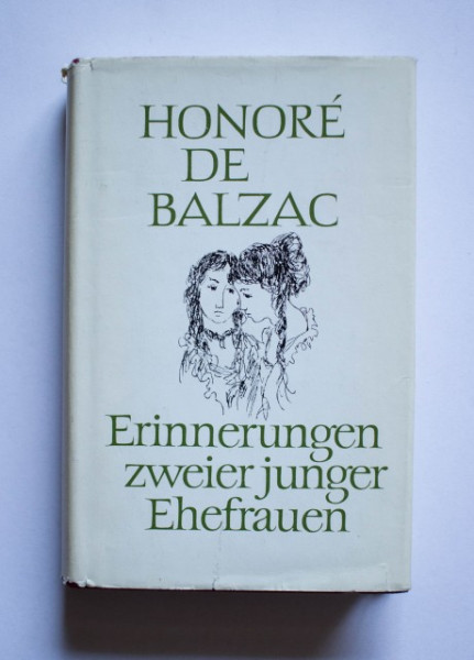 Honore de Balzac - Erinnerungen zweier junger Ehefrauen (editie hardcover)