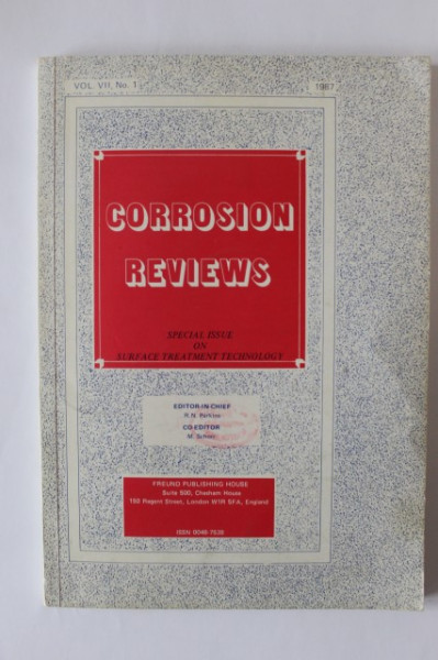 Corrosion Reviews (editie in limba engleza)