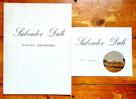 Salvador Dali. Oeuvres anciennes (catalogue d`exposition, Galerie Andre Francois Petit, 1970)