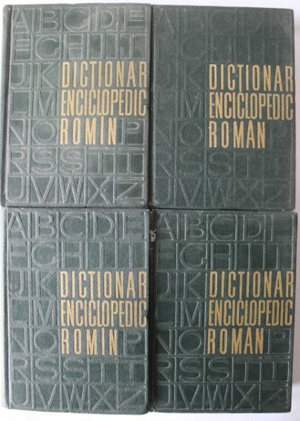 Colectiv autori - Dictionar enciclopedic roman (4 vol., editie hardcover)