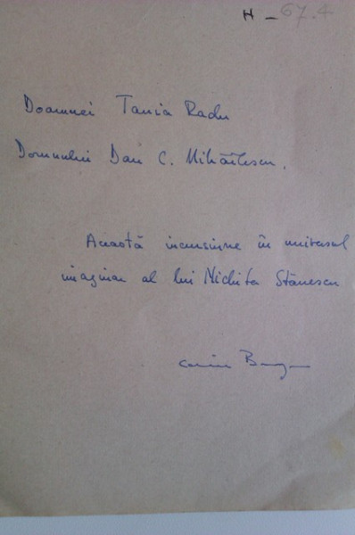 Corin Braga - Nichita Stanescu. Orizontul imaginar (cu autograf)
