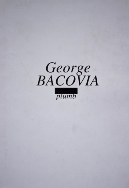 George Bacovia - Plumb (editie hardcover, bibliofila)