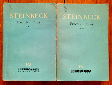 John Steinbeck - Fructele maniei (2 vol.)