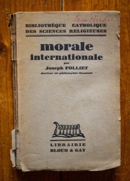 Joseph Folliet - Morale internationale (editie interbelica)