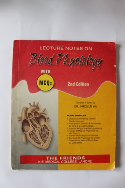 Tahseen Zia - Lectures notes on Blood Physiology (editie in limba engleza)