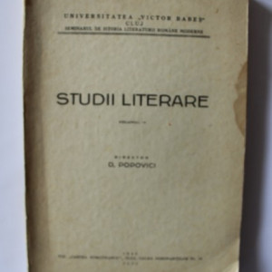 D. Popovici - Studii literare (vol. IV)