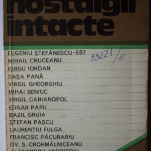 Dorin Tudoran - Nostalgii intacte