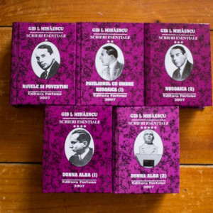 Gib I. Mihaescu - Scrieri esentiale (5 vol. in caseta speciala, format liliput, hardcover)