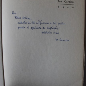 Ion Caraion - Eseu (cu autograf)